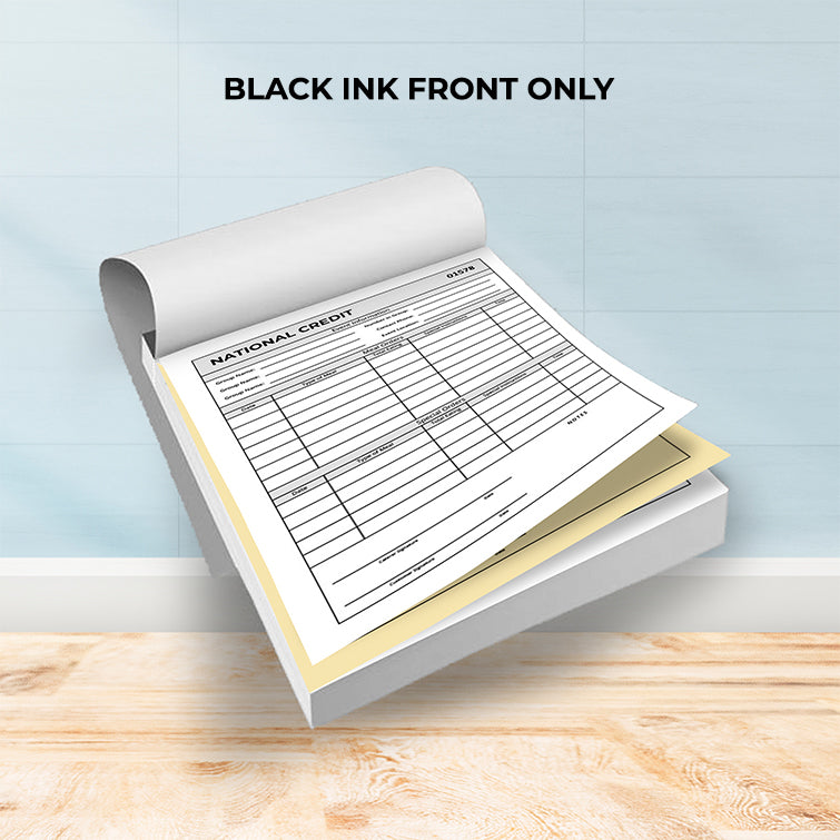 NCR Form Pads (2-part with Wraparound Cover)