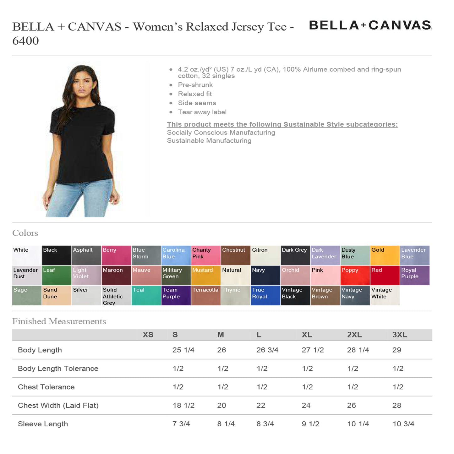 Jersey Tee Bella + Canvas to work