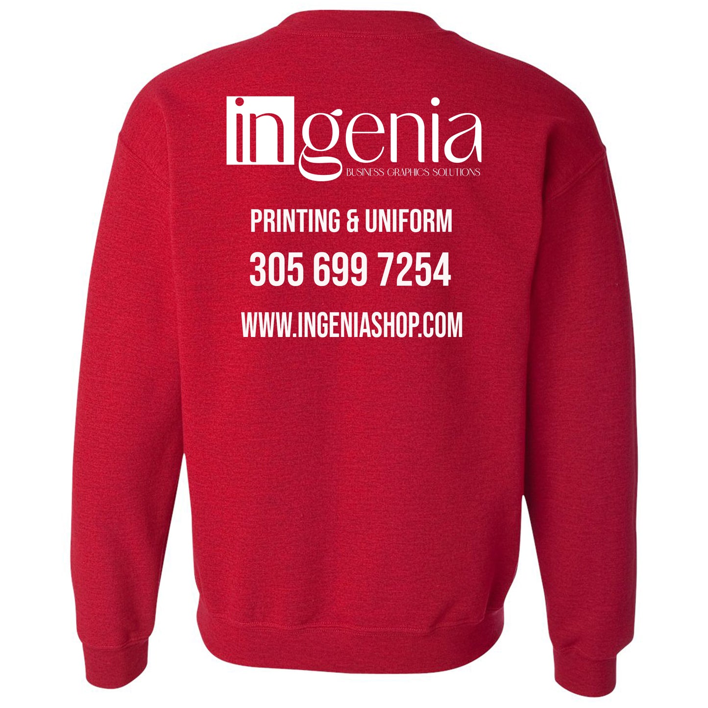 Crew neck sweatshirt Gildan heavy blend printed