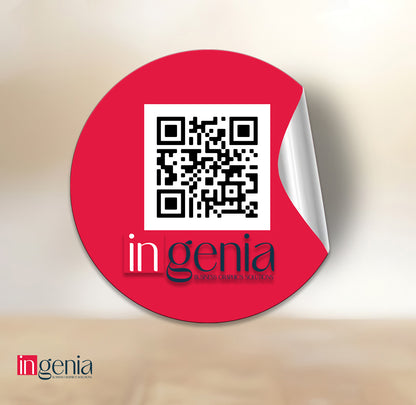 Pegatinas con código QR