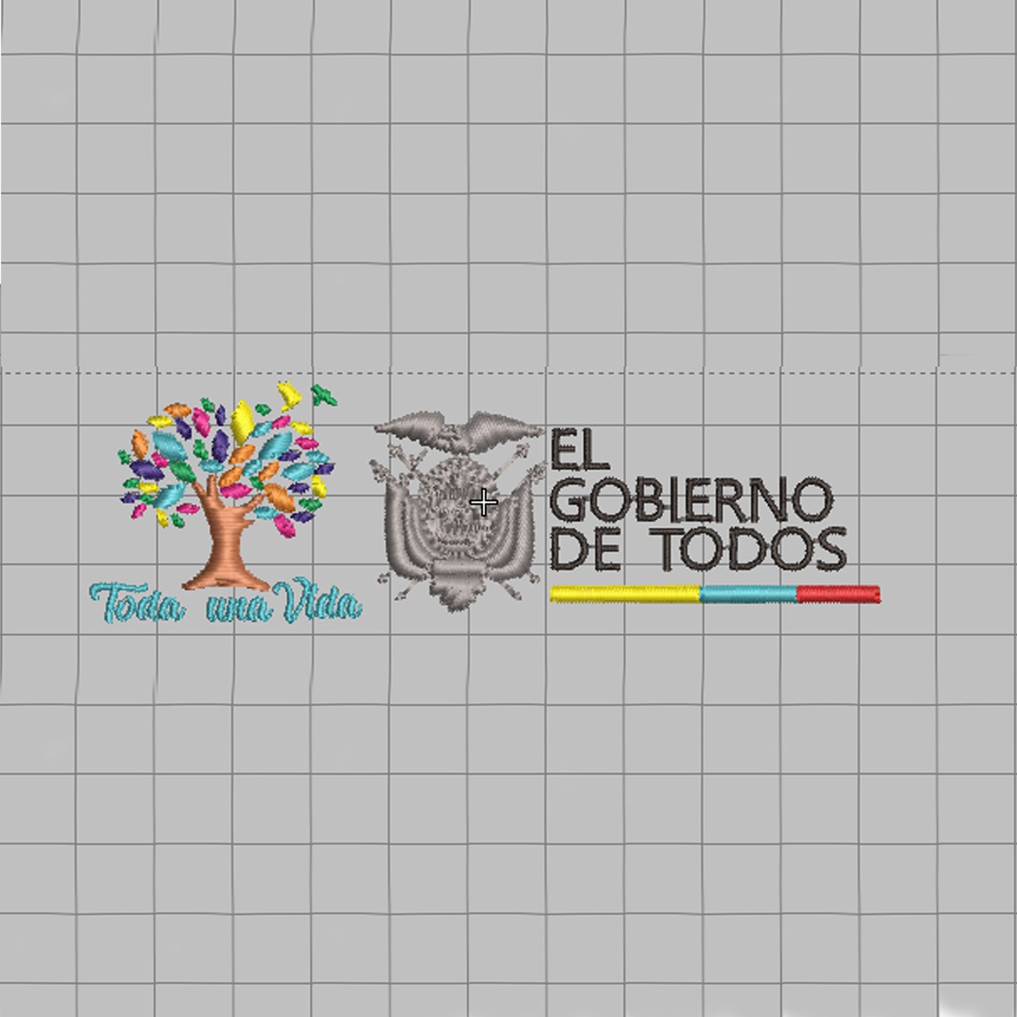 Digitalización compleja de logotipos para bordar