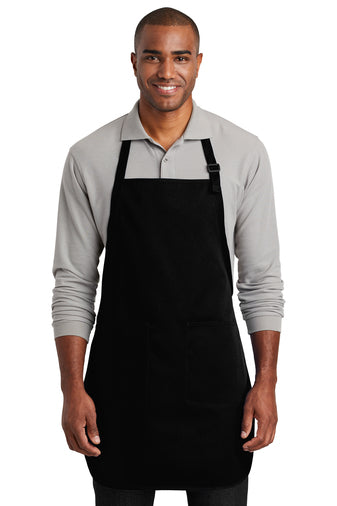 Full-Length Two-Pocket Bib Aprons Port Authority (Pack 6)