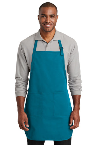 Full-Length Two-Pocket Bib Aprons Port Authority (Pack 6)