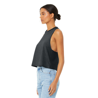 Racerback Cropped Tank Bella Canvas with DTF