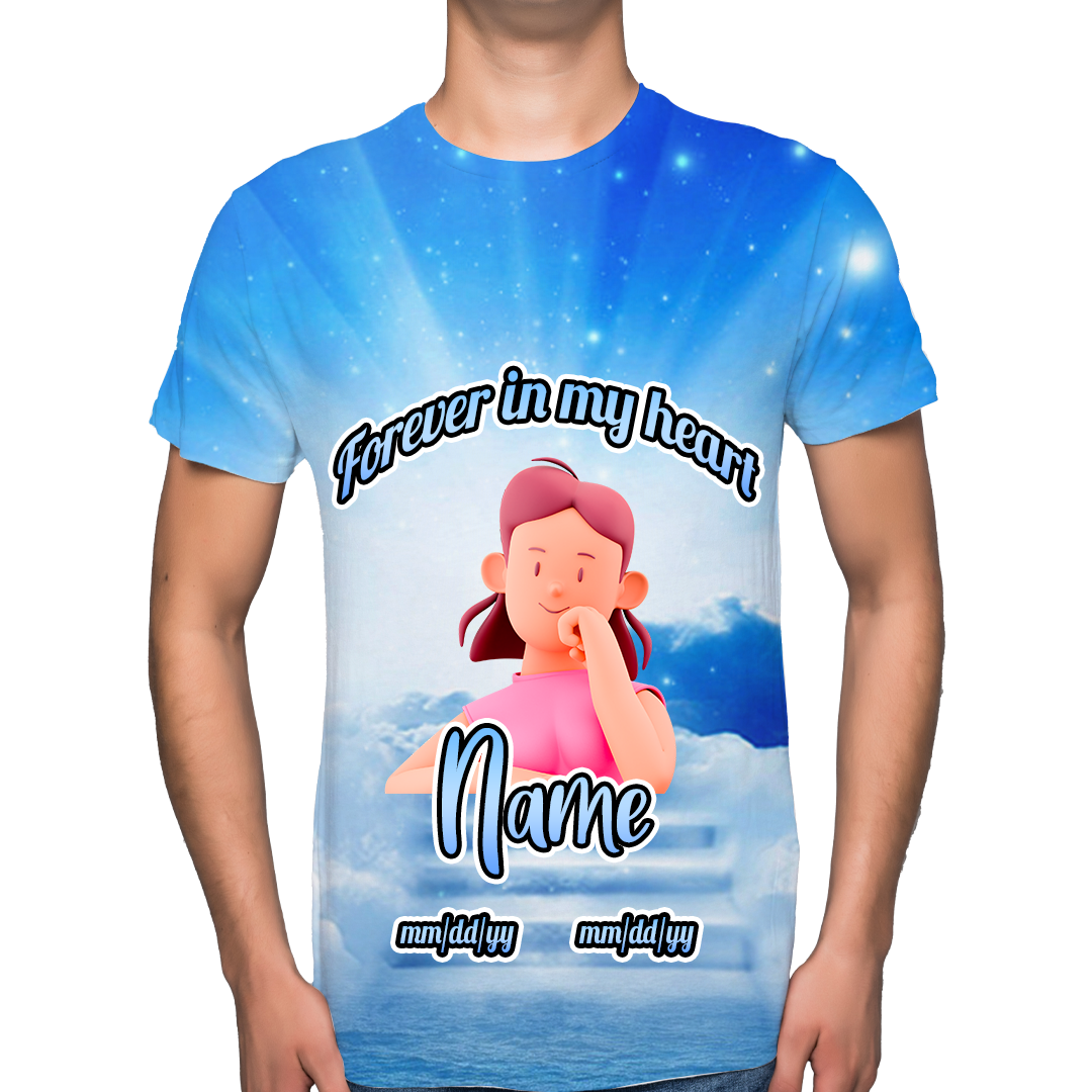 Customized Sublimation Polyester Tee