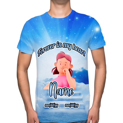 Customized Sublimation Polyester Tee