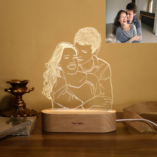 Engraved Acrylic LED Lamp