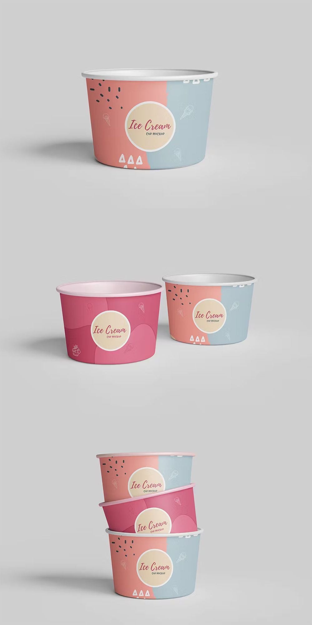 Ice Cream Paper Cups