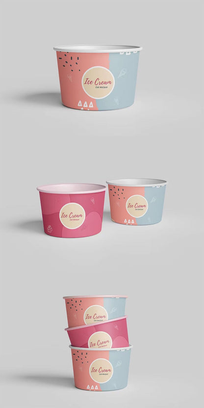 Ice Cream Paper Cups
