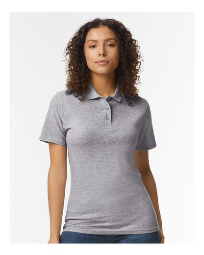 Polo de algodón piqué Gildan (con bordado)