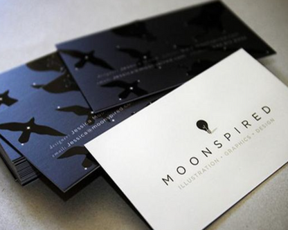 Premium Business Cards - Raised Spot Uv