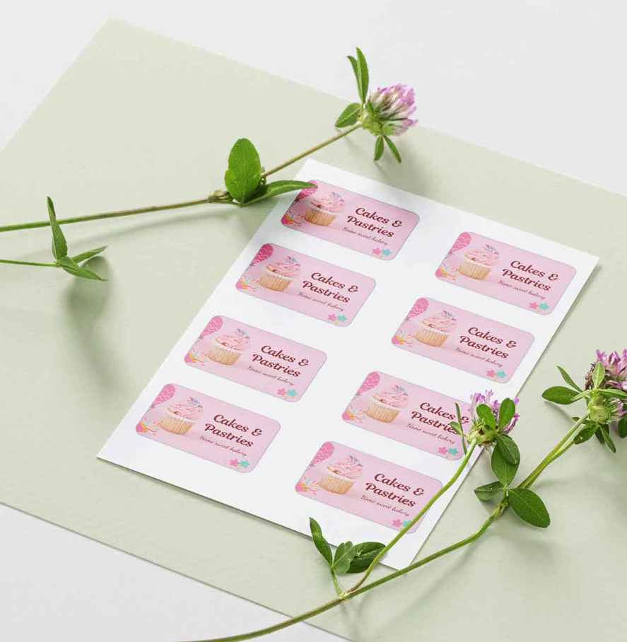 Oval / Rectangle Waterproof Stickers (Sheet) – Ingenia Business ...