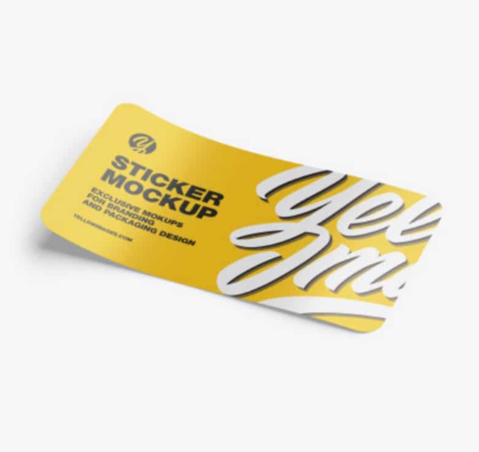 Individual Sticker Rectangle/ Oval Stickers (Single) – Ingenia Business Graphics Solutions
