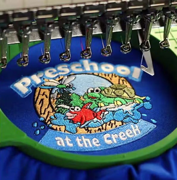 Pocket-Sized Logo Embroidery (6 or More Colors)