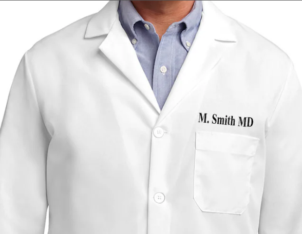 Bordado de nombre personalizado en tamaño de bolsillo