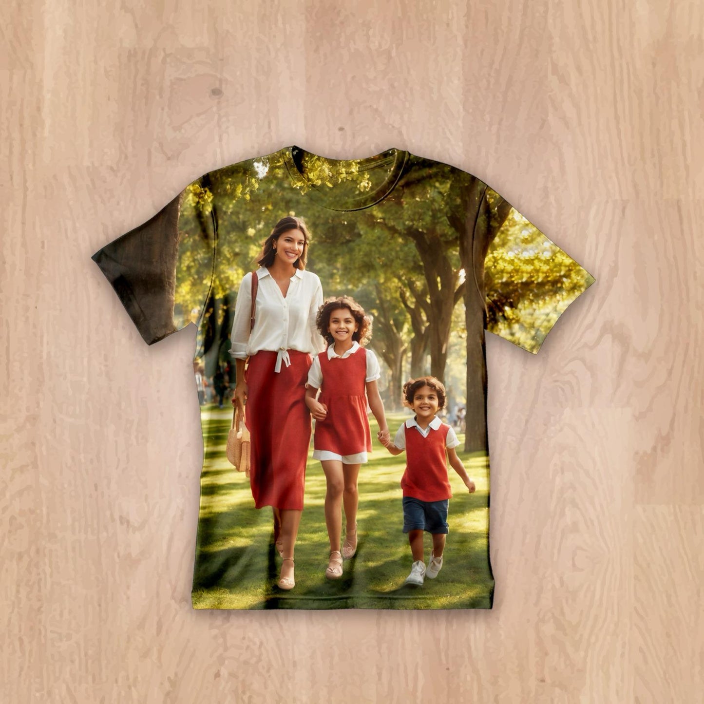 Customized Sublimation Polyester Tee