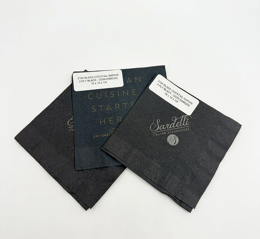 Black Napkins