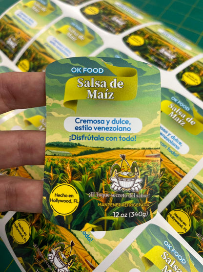 Rectangle Waterproof Label (Sheet)