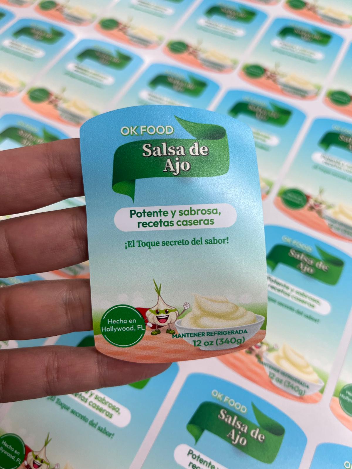 Rectangle Waterproof Label (Sheet)