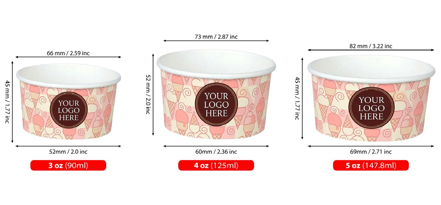 Ice Cream Paper Cups