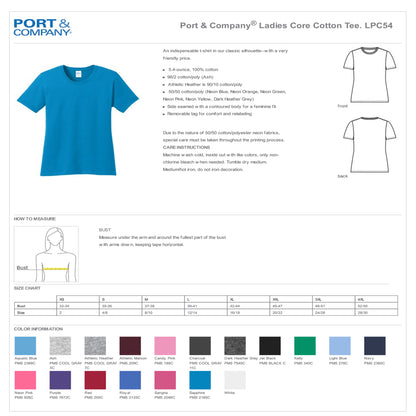 Core Cotton Tee Port & Company to Work