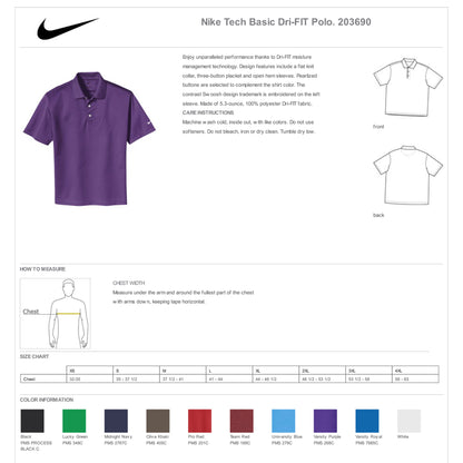 Nike Tech Basic Dri-FIT Polo (with Embroidery)